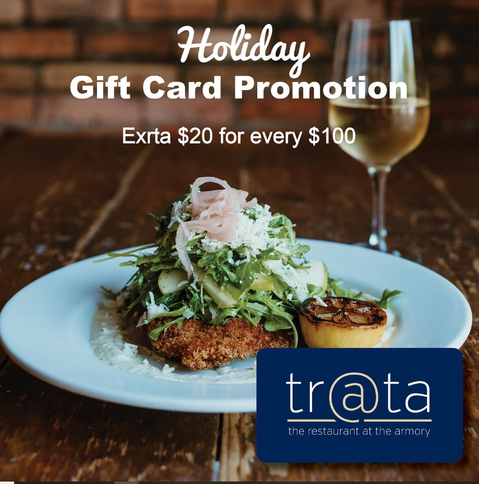 Trata Holiday Gift Card Promotion Event Image