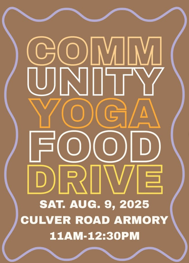 Community Yoga Food Drive Event Image